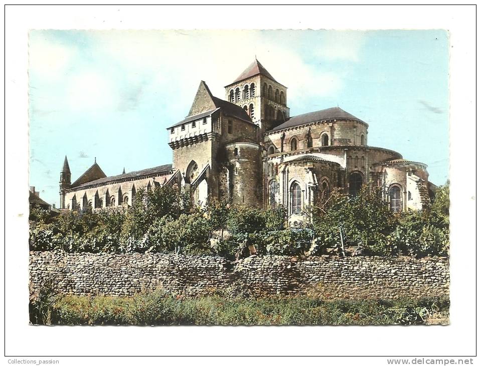 Cp, 79, Saint-Jouin-de-Marnes, L'Eglise Abbatiale - Saint Jouin De Marnes