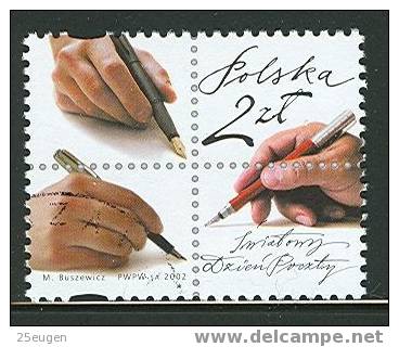 POLAND 2002 MICHEL NO 4001 STAMP USED - Used Stamps