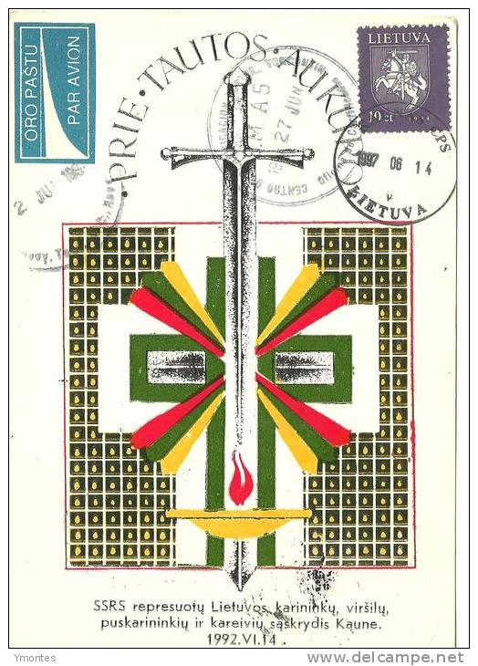 Registered Postcard Kaunas Lithuania To Honduras 1997 - Litauen