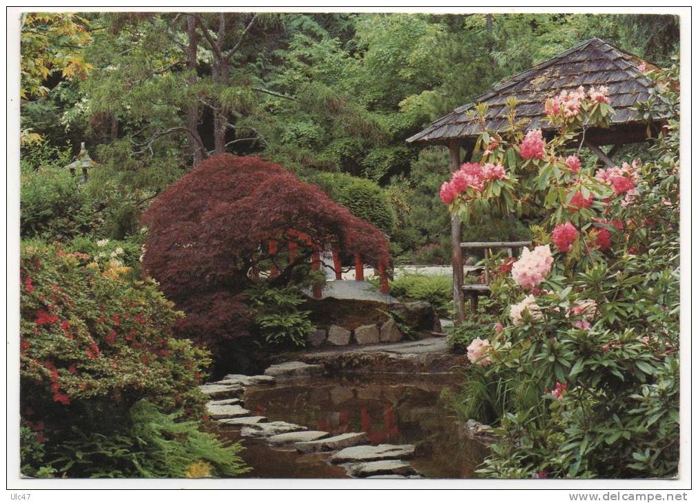 - THE JAPANESE GARDEN. - THE BUTCHART GARDEN. Victoria, B.C., Canada. - Timbres - Scan Verso - - Victoria