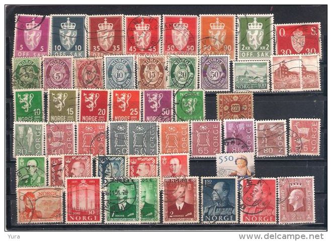 Lot 53  Norway 50 Different - Other & Unclassified