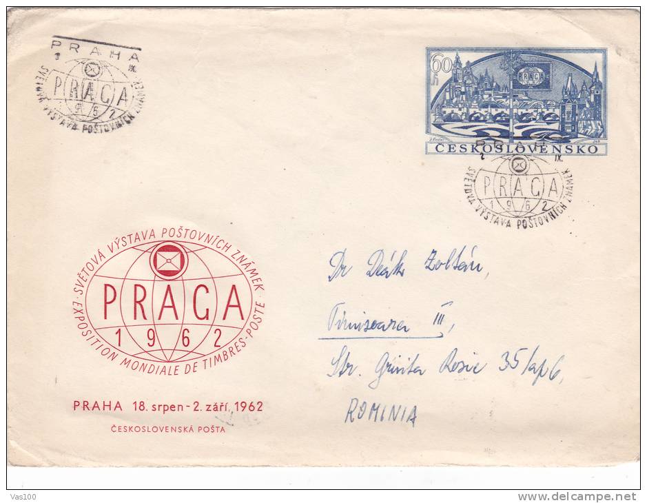 PRAGUE EXHIBITION, 2X, 2004,2006, COVER STATIONERY, ENTIER POSTAL, CZECHOSLOVAKIA - Brieven En Documenten