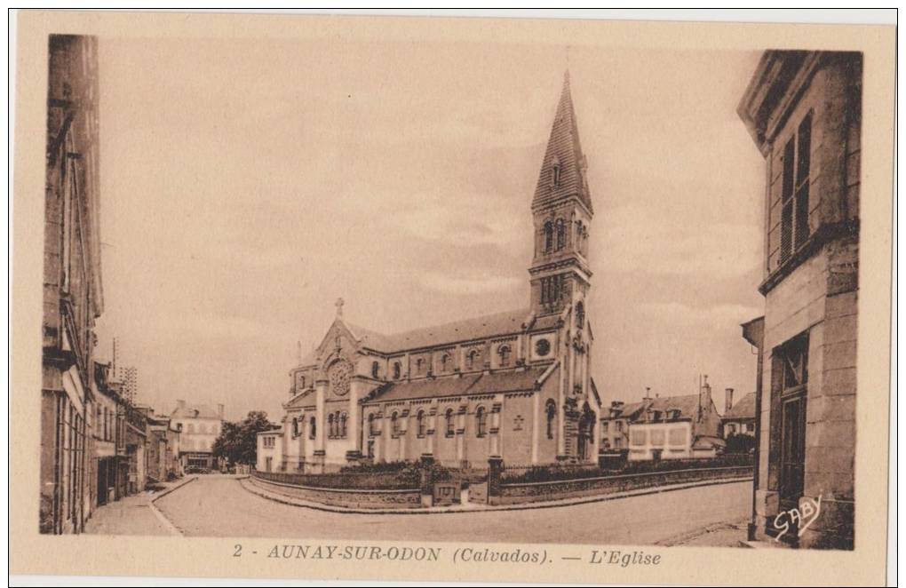 AUNAY SUR ODON ...L EGLISE - Other & Unclassified