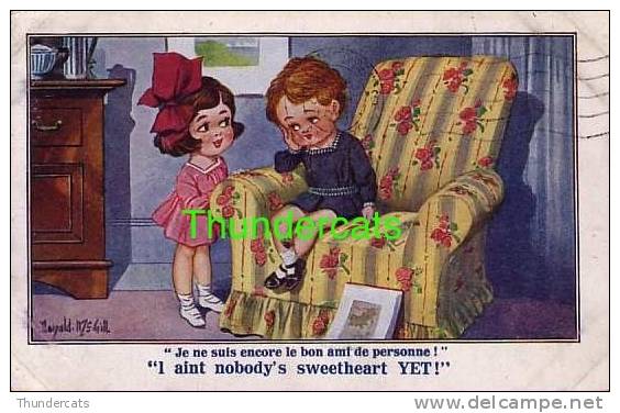 CPA ILLUSTRATEUR DONALD MC GILL  HUMOUR ENFANT  ** ARTIST SIGNED DONALD MCGILL  HUMOR CHILD  ** COMIQUE SERIES - Mc Gill, Donald