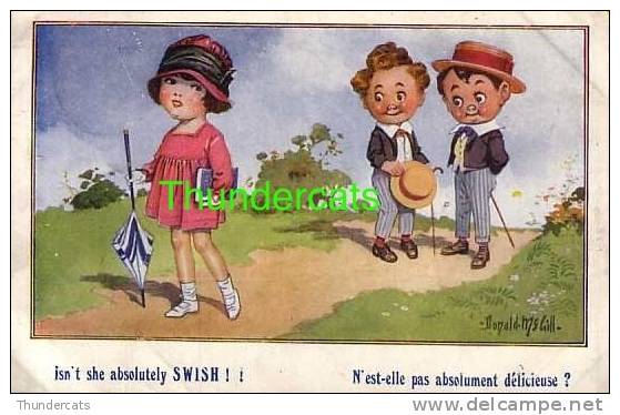 CPA ILLUSTRATEUR DONALD MC GILL  HUMOUR ENFANT  ** ARTIST SIGNED DONALD MCGILL  HUMOR CHILD  ** COMIQUE SERIES - Mc Gill, Donald