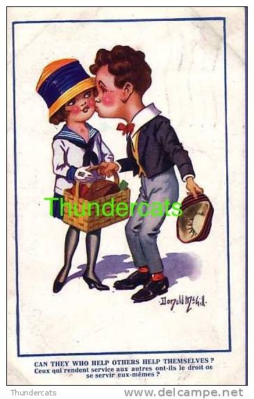 CPA ILLUSTRATEUR DONALD MC GILL  HUMOUR ENFANT  ** ARTIST SIGNED DONALD MCGILL  HUMOR CHILD  ** COMIQUE SERIES - Mc Gill, Donald