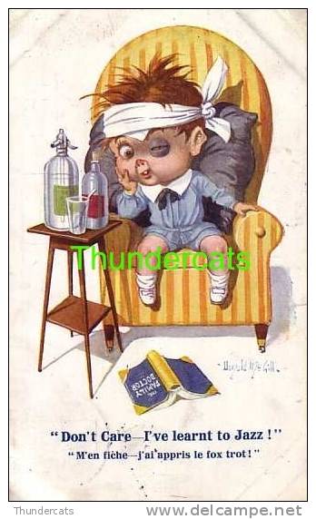 CPA ILLUSTRATEUR DONALD MC GILL  HUMOUR ENFANT  ** ARTIST SIGNED DONALD MCGILL  HUMOR CHILD  ** COMIQUE SERIES - Mc Gill, Donald