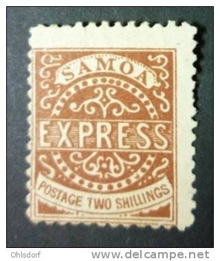 SAMOA 1877-82: Scott 7 / Mi 6 / Y&amp;T 6 / SG 18, (*), Reimpression - FREE SHIPPING ABOVE 10 EURO - Samoa (Staat)