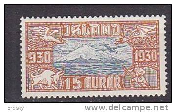 Q1354 - ISLANDE ICELAND AERIENNE Yv N°4 * - Luftpost