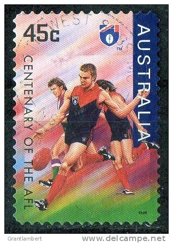 Australia 1996 AFL Football 45c Fitzroy Self-adhesive Used - Used Stamps