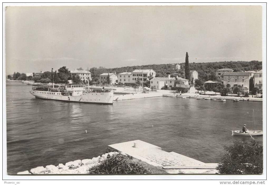 CROATIA - MALINSKA, Island KRK, Ship, 1960. - Croatie