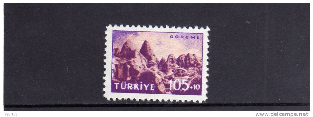 TURCHIA - TURKÍA - TURKEY 1959 GOREME MNH - Neufs