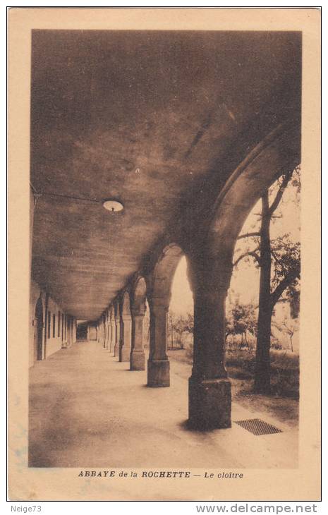 Carte Postale Ancienne De Savoie - Abbaye De La Rochette - Autres & Non Classés