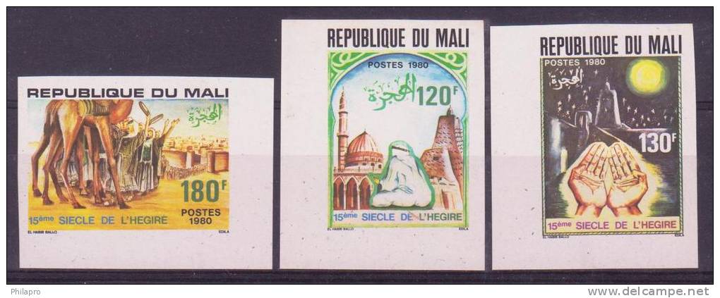 MALI  IMP  NON DENT. 15è SIECLE DE  LHEGIRE  Yvert  N°381/3   Réf 617 - Islam