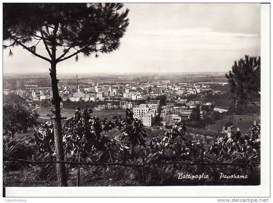 Battipaglia - Panorama - Formato Grande -  Viaggiata 1957 - Battipaglia