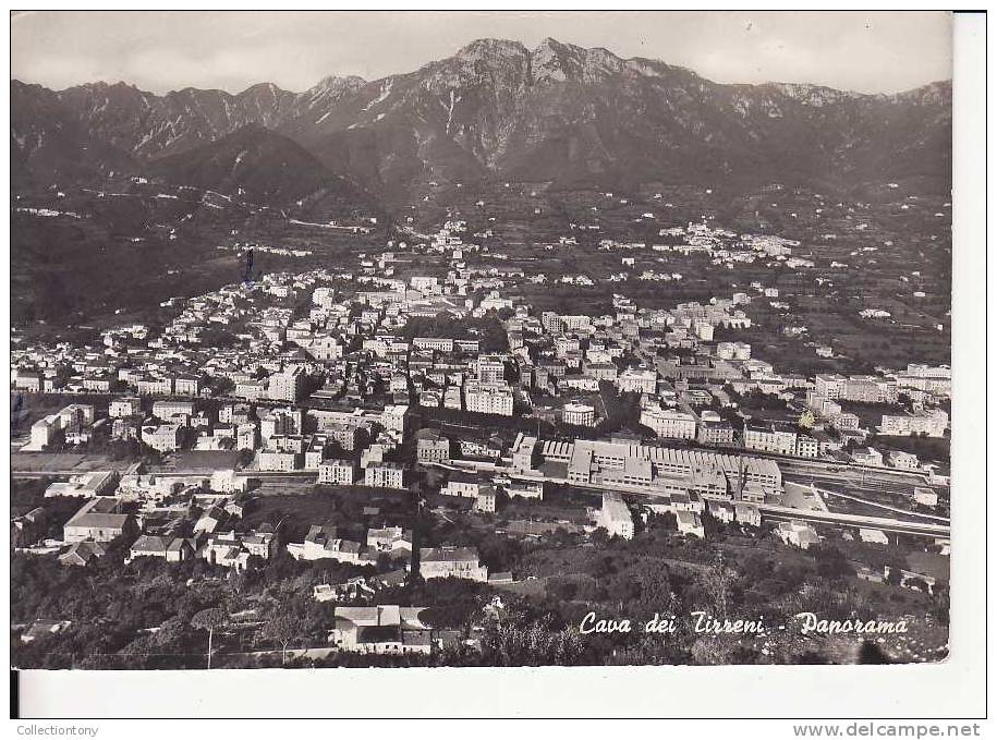 Cava Dei Tirreni - Panorama - Formato Grande -  Viaggiata 1963 - Cava De' Tirreni