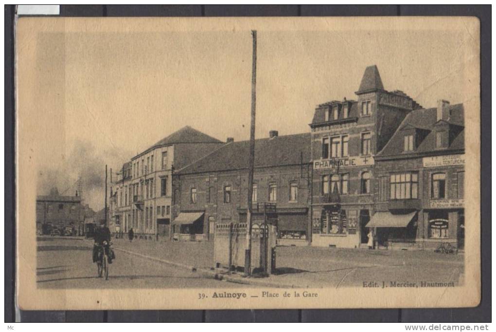 59 - Aulnoye - Place De La Gare - Pharmacie - Aulnoye