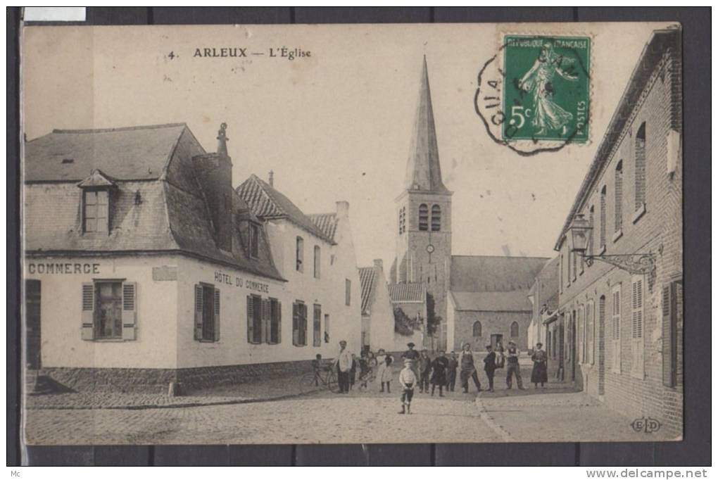 59 - Arleux - L'Eglise - Hotel Du Commerce - Arleux