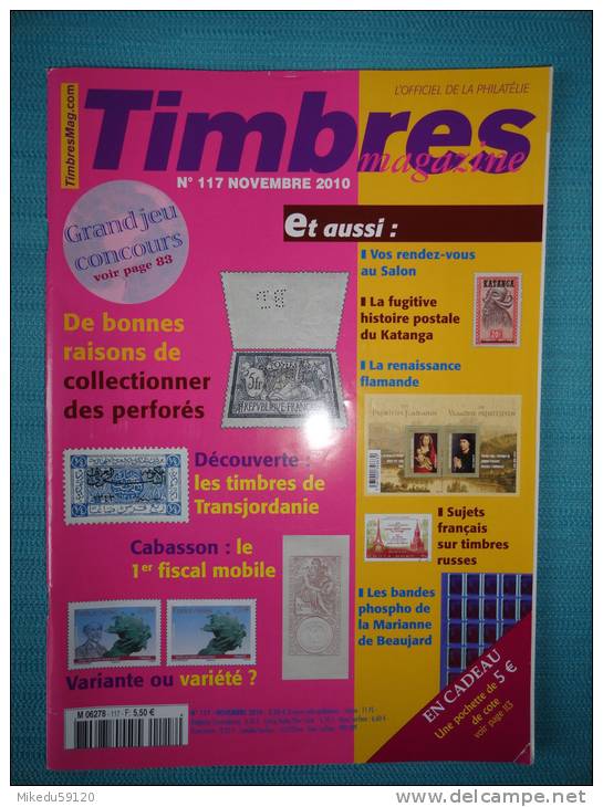 Timbres Magazine N° 117 Novembre 2010 - Collectors