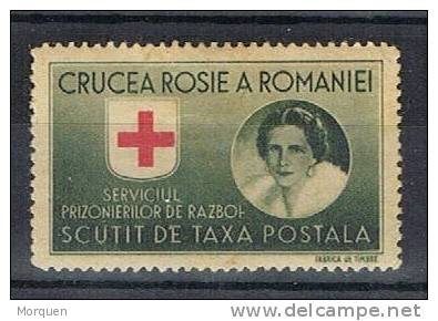 Sello Cruz Roja RUMANIA. Crucea Rosie, Taxa Postala * - Strafport