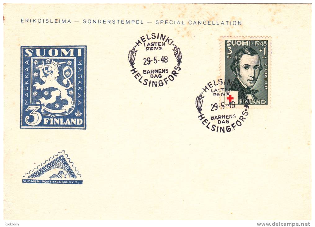 Helsinki 29.05.1948 - Helsingfors - Barnens Dag - Briefe U. Dokumente