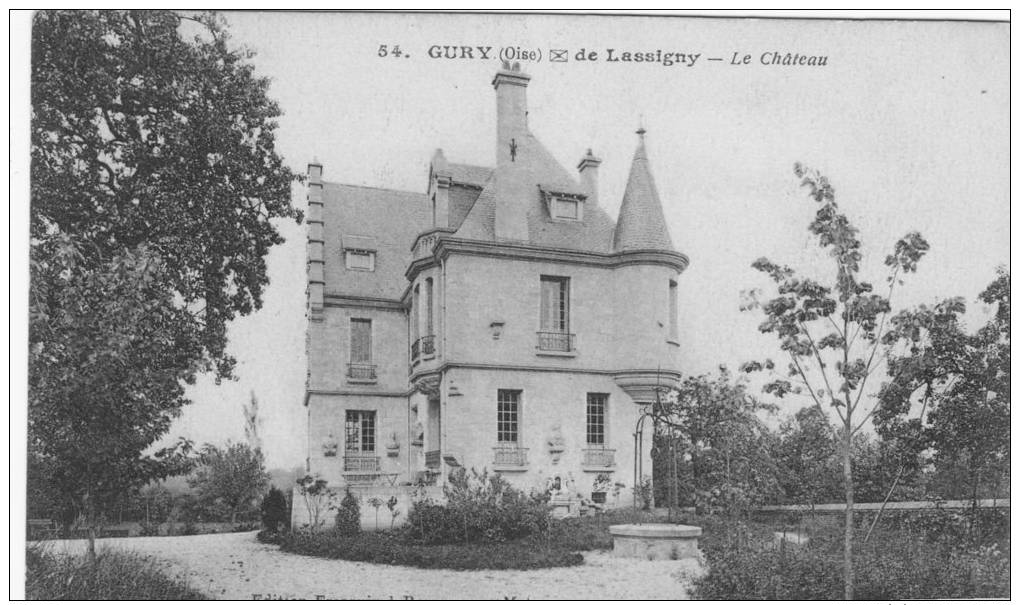 Gury De Lassigny  - Château - Autres & Non Classés