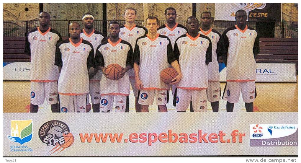 Equipe De Basket De L´ ESPE CHALONS EN CHAMPAGNE - Pallacanestro