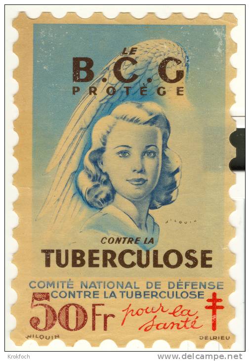 Tuberculeux Moyen Format 50 F - BCG - Tuberkulose-Serien