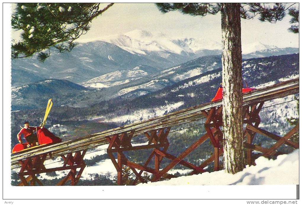 Mount Cranmore Skimobile (Upper Unit) North Conway, New Hampshire  Mount Washington  In Background - White Mountains