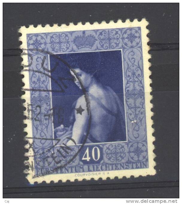 Liechtenstein  -  1952  :  Yv  270   (o) - Oblitérés