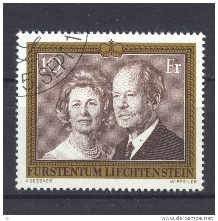 Liechtenstein  -  1974  :  Yv  557   (o)            ,    N2 - Oblitérés