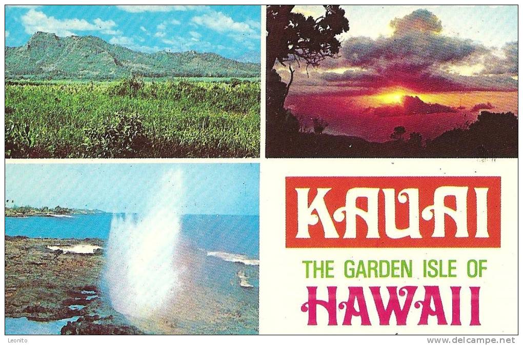 KAUAI HAWAII The Garden Island Honolulu 1980 - Kauai