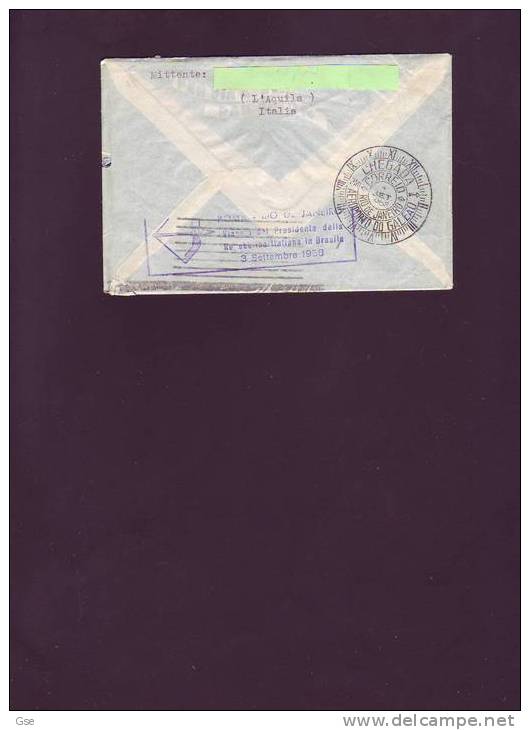 ITALIA 1958 - Volo Speciale Presidente Della Repubblica - Annullo Speciale - Airmail