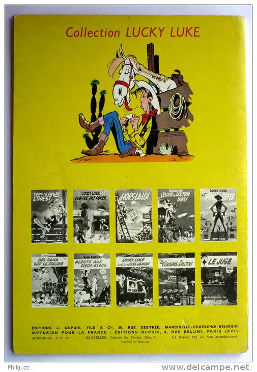 BANDE DESSINEE LUCKY LUKE - RUEE SUR L'OKLAHOMA T14 - MORRIS - EO 1960 - ALBUM BD - Lucky Luke