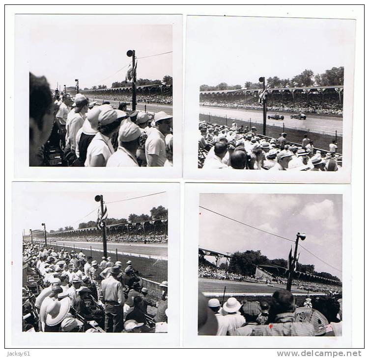 The 500 Mile Speedway ,indianapolis -( 1cp + 9 Photos 9 X 9cm ) - Indianapolis