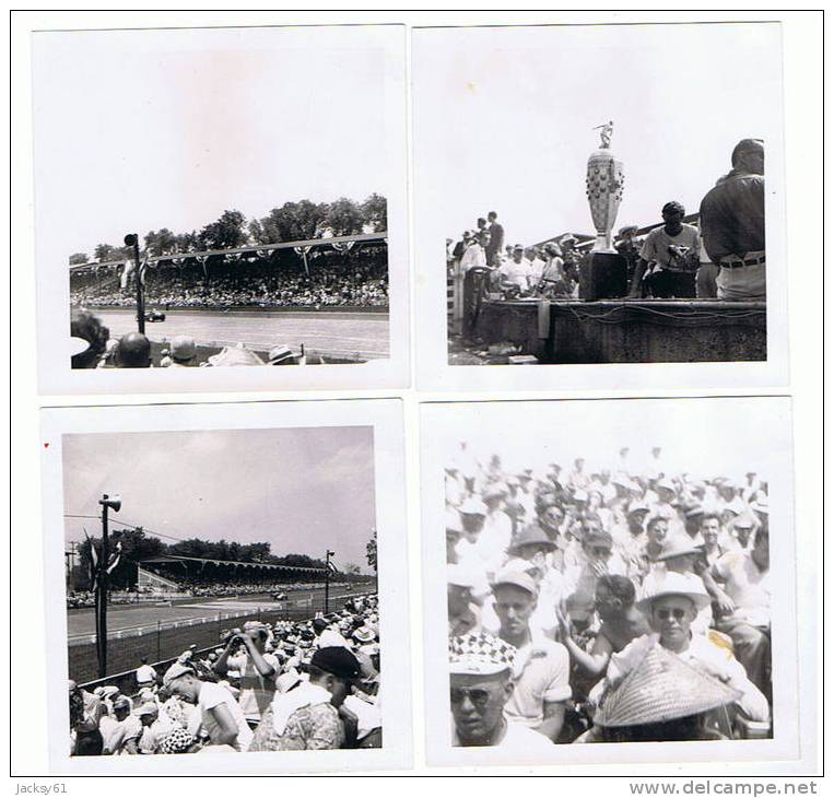 The 500 Mile Speedway ,indianapolis -( 1cp + 9 Photos 9 X 9cm ) - Indianapolis