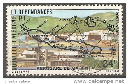 NEW CALEDONIA - 1977 MAGENTA AIRPORT 24f USED - Oblitérés