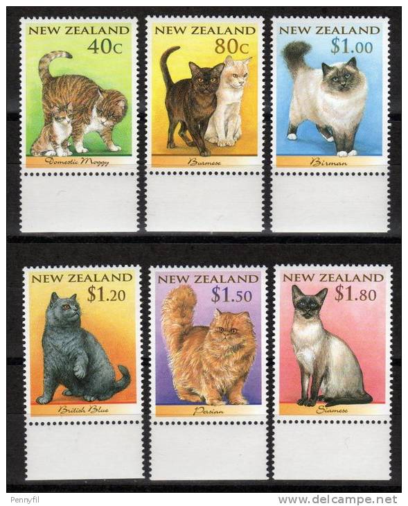 NEW ZEALAND – 1998 YT 1592/1597 ** CPL GATTI CAT - Neufs