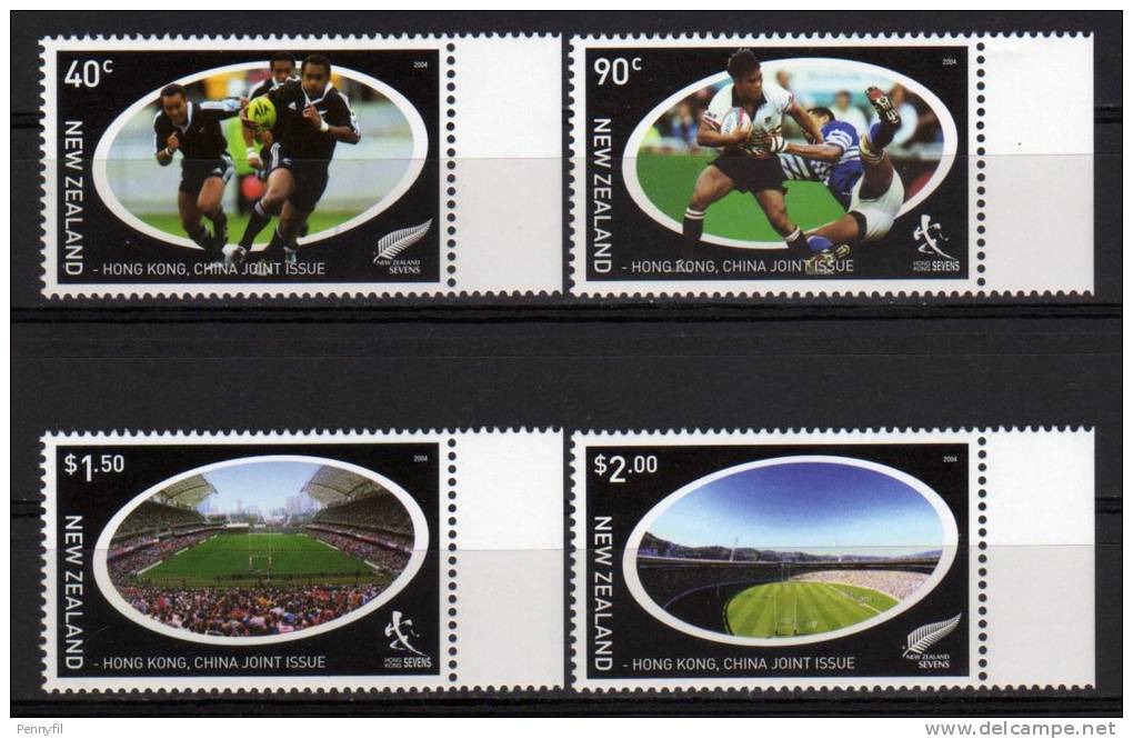 NEW ZEALAND – 2004 YT 2063/2066 ** CPL RUGBY - Unused Stamps