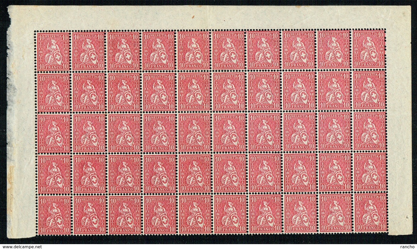 ** PLANCHE TIMBRES DE COLLECTIONS NEUFS AVEC GOMME 1881 PAPIER MELE C/.S.B.K. Nr:46. Y&TELLIER Nr:51. MICHEL Nr:38.** - Unused Stamps