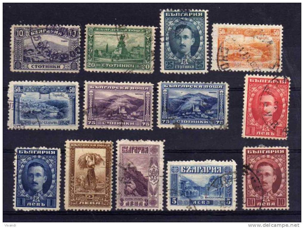 Bulgaria - 1921/23 - Pictorials - Used - Used Stamps