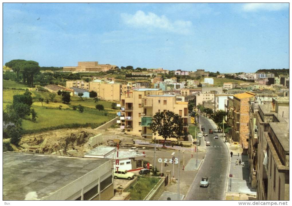 MATERA   VIA LUCANA DISTRIBUTORE OIL BENZINA ESSO   BASILICATA  VIAGGIATA COME DA FOTO - Matera