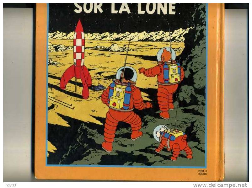 - TINTIN . OBJECTIF LUNE . ON A MARCHE SUR LA LUNE . ALBUM DOUBLE . FRANCE LOISIRS 1981 . - Tintin