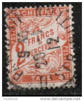 FRANCE   Scott #  J 43  F-VF USED - 1859-1959 Used