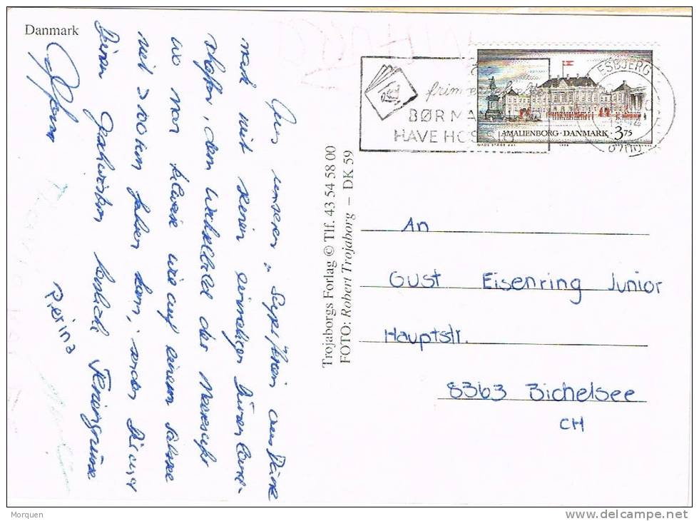 Postal ESBJERG (Dinamarca) 1994 - Cartas & Documentos