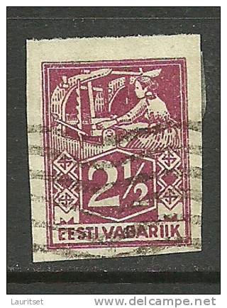 ESTLAND Estonia Estonie 1922 Weaver Michel 35 B O - Estonia