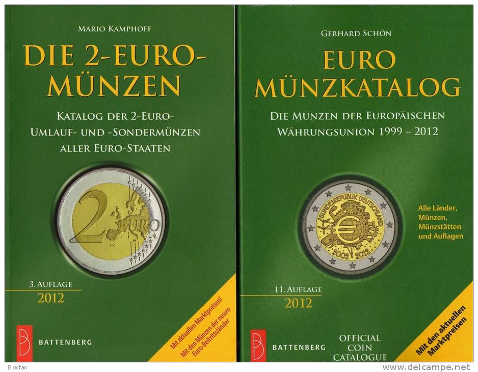 2€-Katalog And EURO-Münzkatalog 2012 Neu 30€ EUROPA Numismatik Aller EU-Länder Catalogue Numismatica Coins Of Europe - Estonia