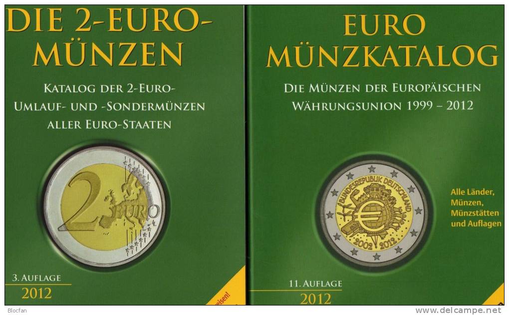 2€-Katalog Und EURO-Münzkatalog 2012 Neu 30€ EUROPA Numismatik Aller EU-Länder Catalogue Numismatica Coins Of Europe - Frankrijk