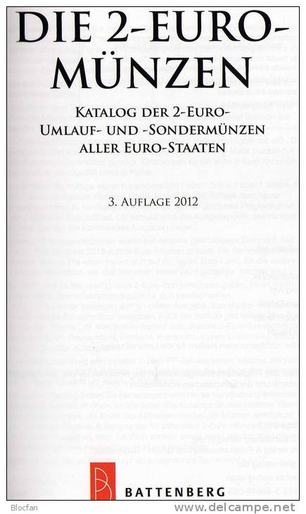 2 EURO Münz Katalog 2012 Aller EU-Länder Neu 15€ Auch Für Numisbriefe Catalogue Numismatica All The 2€ Coins Of Europa - Encyclopedia