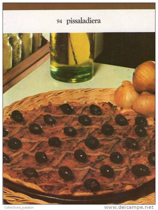 Recette Cartonnée  , PISSALADIERA , Revue La Bonne Cuisine , Offerte Par Les 3 SUISSES , 94 - Recepten